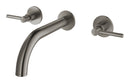 Grohe Atrio 3 Delikli Duvardan Lavabo Bataryası M-Boyut Brushed Hard Graphite - 20662AL0