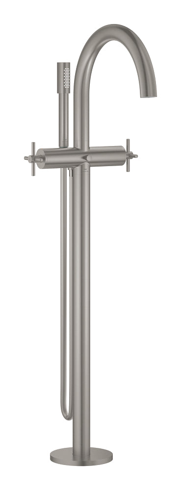 Grohe Atrio Yerden Küvet Bataryası (Sıva Üstü Grubu), Paslanmaz Çelik - 25272DC0