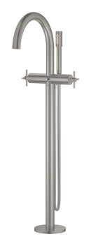 Grohe Atrio Yerden Küvet Bataryası (Sıva Üstü Grubu), Paslanmaz Çelik - 25272DC0