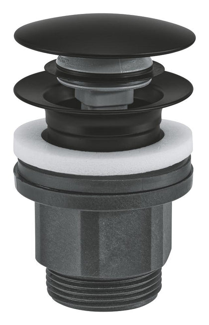 Grohe Bas-Aç Sifon Tapa Takımı Mat Siyah - 1024642430