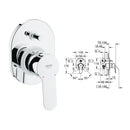 Grohe Bauedge Ankastre Set 1