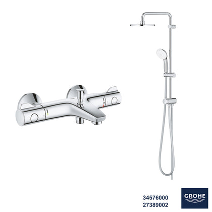 Grohe BauEdge Termostatik Banyo Bataryası Seti 24