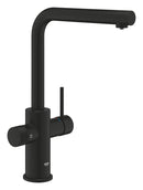 Grohe Blue Pure Minta Arıtma Çıkışlı Spiralli Eviye Bataryası, Hayalet Siyah - 30590KF0