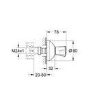 Grohe Costa L Ankastre Stop Valf - 19808001
