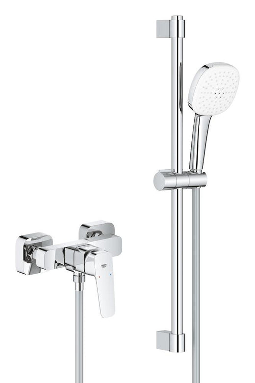 Grohe Cubeo Duş Bataryası ve Sürgülü El Duşu Seti - 1018250000