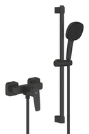 Grohe Cubeo Duş Bataryası ve Sürgülü El Duşu Seti, Mat Siyah - 1018252430