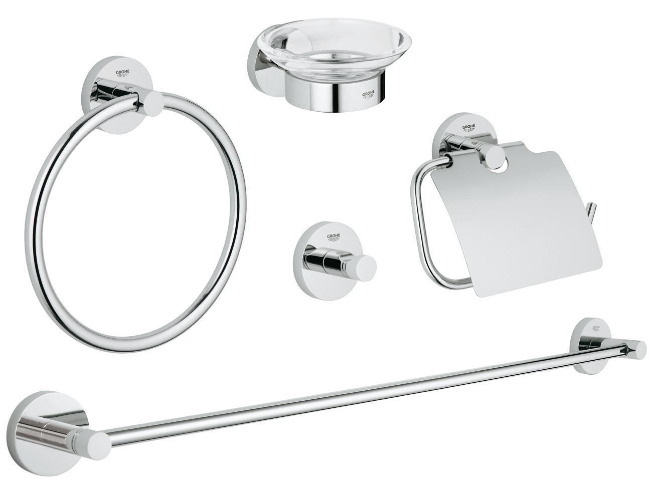 Grohe Essentials 5'İ Bir Arada Banyo Aksesuar Seti - 40344001