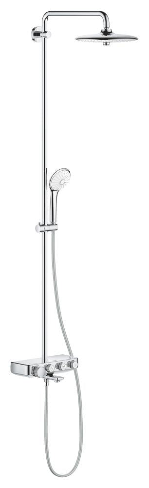 Grohe Euphoria Smartcontrol 260 Mono Duş Sistemi Duvara Monte Termostatik Banyo Bataryalı Duş Sistemi - 26510000