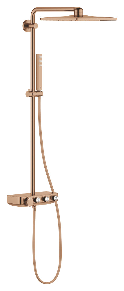 Grohe Euphoria Smartcontrol System 310 Cube Duo Duvara Monte Termostatik Bataryalı Duş Sistemi - 26508Dl0
