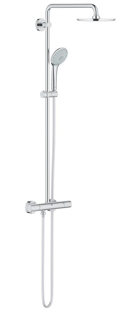 Grohe Euphoria System 210 Duvara Monte Termostatik Bataryalı Duş Sistemi - 27964000
