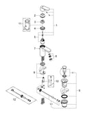 Grohe Eurocosmo Tek Kumandalı Lavabo Bataryası 
S-Boyut - 2337700E