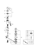 Grohe Eurocosmo Tek Kumandalı Lavabo Bataryası 
S-Boyut - 2337700E