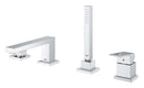 Grohe Eurocube Dört Delikli Küvet Bataryası - 19897001