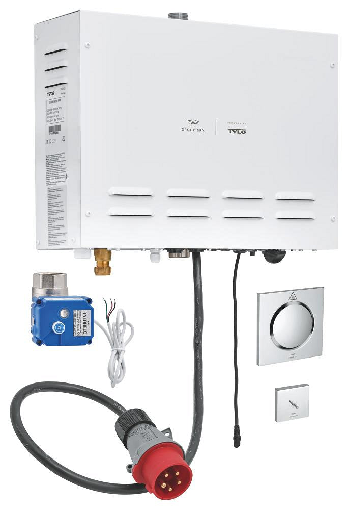 Grohe F-digital Deluxe Steam generator 9.9 kW with steam outlet and temperature sensor - 26828000