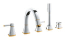 Grohe Grandera 5 Delikli Küvet Bataryası - 29415IG0