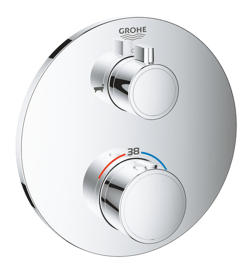 Grohe Grohtherm Çift Yönlü Ankastre Termostatik Banyo Bataryası - 24077000