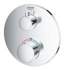 Grohe Grohtherm Çift Yönlü Ankastre Termostatik Banyo Bataryası - 24077000