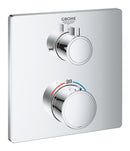 Grohe Grohtherm Çift Yönlü Ankastre Termostatik Banyo Bataryası - 24080000
