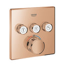 Grohe Grohtherm SmartControl Akış Kontrollü Ankastre Termostatik Banyo Bataryası (3 Yollu, Sıva Üstü Grubu), Bakır - 29126DA0