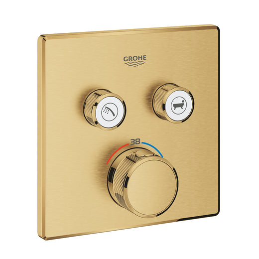 Grohe Grohtherm Smartcontrol Çift Valfli Akış Kontrollü, Ankastre Termostatik Duş Bataryası - 29124Gn0