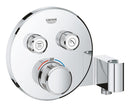 Grohe Grohtherm Smartcontrol Çift Valfli Akış Kontrollü, Ankastre Termostatik 
Duş Bataryası, Entegre Duş Kolu İle - 29120000
