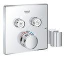 Grohe Grohtherm Smartcontrol Çift Valfli Akış Kontrollü, Ankastre Termostatik 
Duş Bataryası, Entegre Duş Kolu İle - 29125000