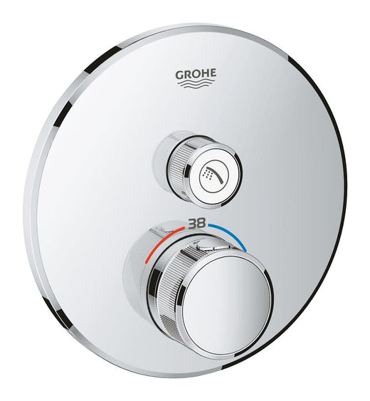 Grohe Grohtherm Smartcontrol Tek Valfli Akış Kontrollü, Ankastre Termostatik Duş Bataryası - 29118000