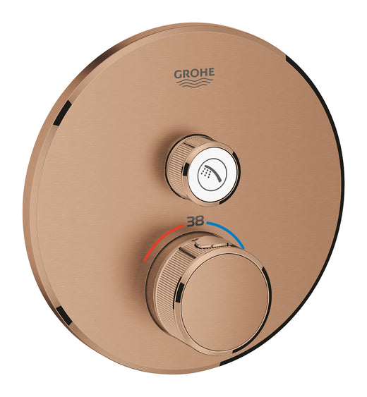 Grohe Grohtherm Smartcontrol Tek Valfli Akış Kontrollü, Ankastre Termostatik Duş Bataryası - 29118Dl0