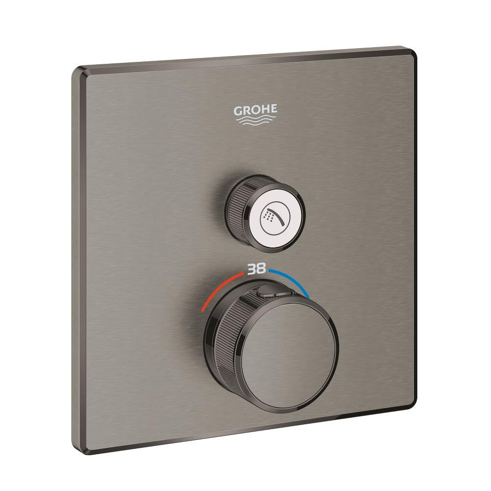 Grohe Grohtherm Smartcontrol Tek Valfli Akış Kontrollü, Ankastre Termostatik Duş Bataryası - 29123Al0