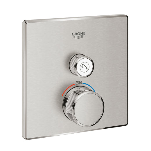 Grohe Grohtherm Smartcontrol Tek Valfli Akış Kontrollü, Ankastre Termostatik Duş Bataryası - 29123Dc0
