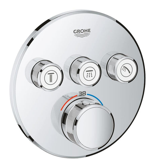 Grohe Grohtherm Smartcontrol Üç Valfli Akış Kontrollü, Ankastre Termostatik Duş Bataryası - 29121000