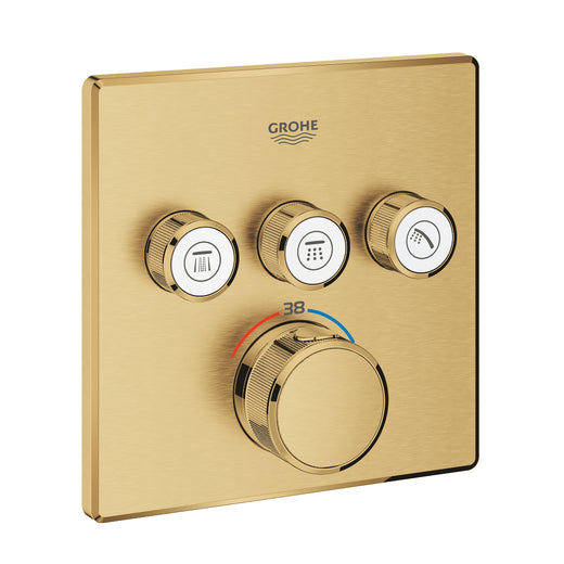 Grohe Grohtherm Smartcontrol Üç Valfli Akış Kontrollü, Ankastre Termostatik Duş Bataryası - 29126Gn0