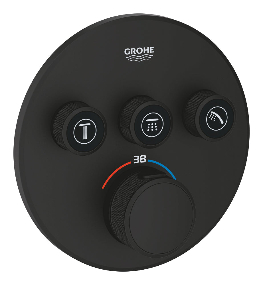 Grohe Grohtherm Smartcontrol Üç Valfli Akış Kontrollü, Ankastre Termostatik Duş Bataryası (29508Kf0)