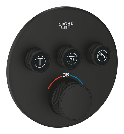 Grohe Grohtherm Smartcontrol Üç Valfli Akış Kontrollü, Ankastre Termostatik Duş Bataryası (29508Kf0)