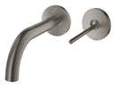 Grohe Lavabo Bataryası İki Delikli Duvardan Atrio Br. Hard Graphite - 29410AL0