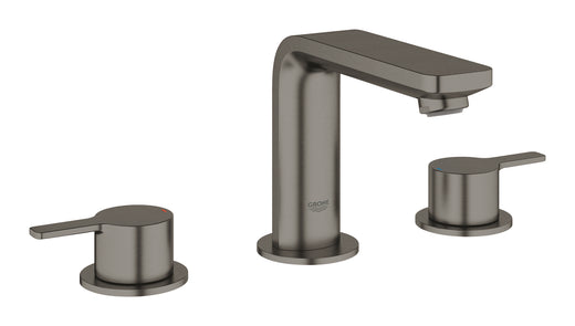 Grohe Lineare 3 Delikli Ankastre Lavabo Bataryası, Sifon Kumandalı, Fırçalı Sert Grafit - 20304AL1