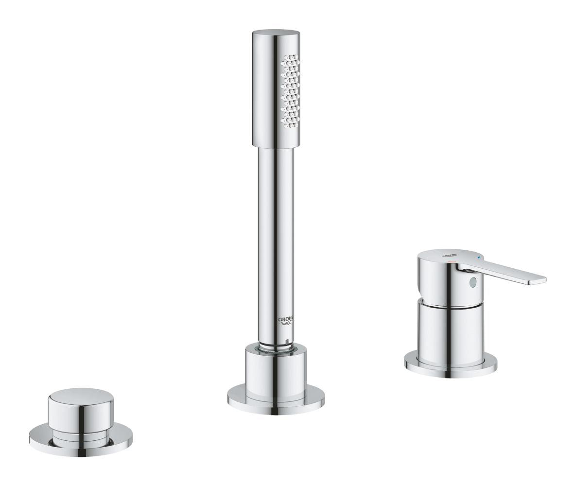 Grohe Lineare Üç Delikli Tek Kumandalı Banyo Kombinasyonu - 19965001