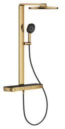 Grohe Rainshower Aqua Pure SmartControl Duş Sistemi, Duvara Monte, Termostatik Bataryalı Duş Kolonu, Altın - 101680GL00