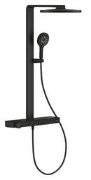 Grohe Rainshower Aqua Pure SmartControl Duş Sistemi, Duvara Monte, Termostatik Bataryalı Duş Kolonu, Hayalet Siyah - 101680KF00