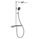 Grohe Rainshower Aqua Pure SmartControl Duş Sistemi, Duvara Monte, Termostatik Bataryalı Duş Kolonu, Siyah-Krom - 101680KI00