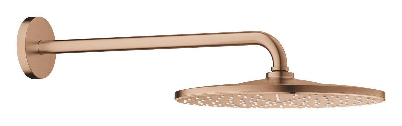 Grohe Rainshower Mono 310 Tepe Duşu Seti, 31 cm, Fırçalı Bakır - 26558DL0