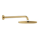 Grohe Tempesta 250 Yuvarlak Tepe Duşu Tek Akışlı, 25 cm (Duvardan Dirsek Dahil), Altın - 26668GL0
