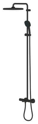 Grohe Tempesta System 250 Cube Duvara Monte Termostatik Bataryalı Duş Sistemi Mat Siyah - 266912431