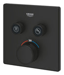 Grohtherm SmartControl Çift valfli akış kontrollü, ankastre termostatik duş bataryası - 102166KF00