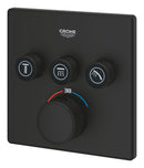Grohtherm SmartControl Üç valfli akış kontrollü, ankastre termostatik duş bataryası - 102167KF00