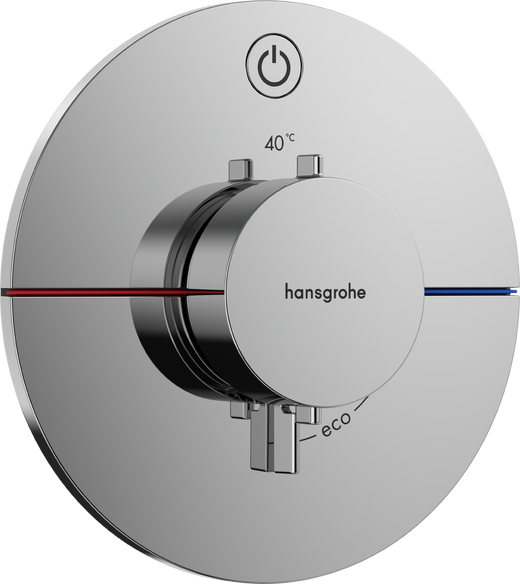 Hansgrohe 1 işlevli ankastre kurulum için RainSelect Comfort S Termostat - 15553000