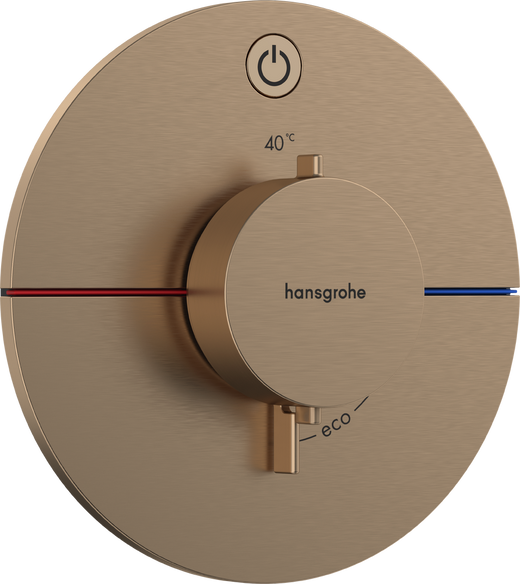 Hansgrohe 1 işlevli ankastre kurulum için RainSelect Comfort S Termostat - 15553140