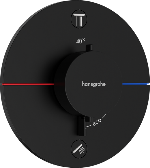 Hansgrohe 2 fonksiyona yönelik ankastre kurulum için RainSelect Comfort S Termostat - 15554670