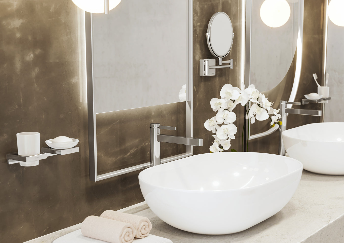 HansGrohe Addstoris Makyaj Aynası - 41791000