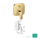 Hansgrohe Ankastre Banyo Duş Seti -3